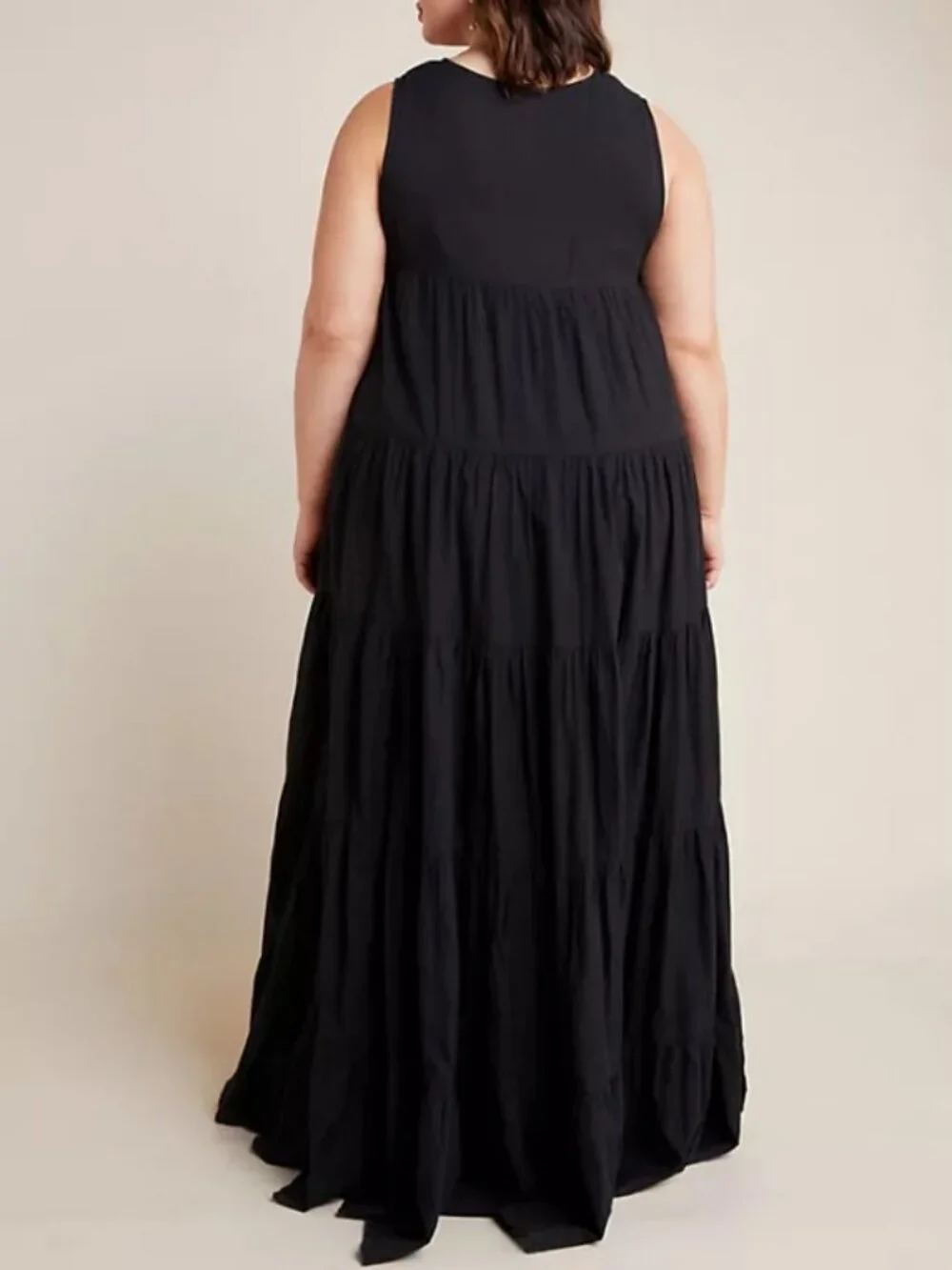 NWT Anthropologie Samant Chauhan Jacaranda Tiered Maxi Dress 10 - Picture 8 of 16